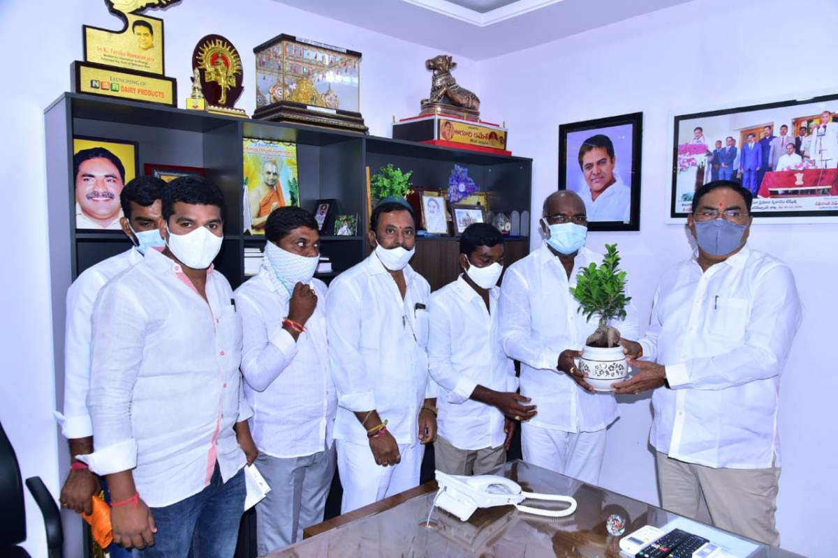 Hyderabad | మండలపరిషత్‌ నిధులపై మంత్రి ఎరబెల్లిని కలిసిన ఎంపీటీసీల సంఘం