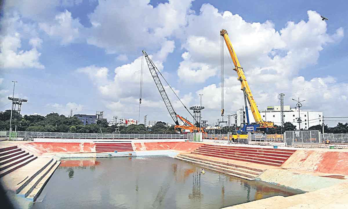 నిమజ్జనానికి పకడ్బందీగా ఏర్పాట్లు