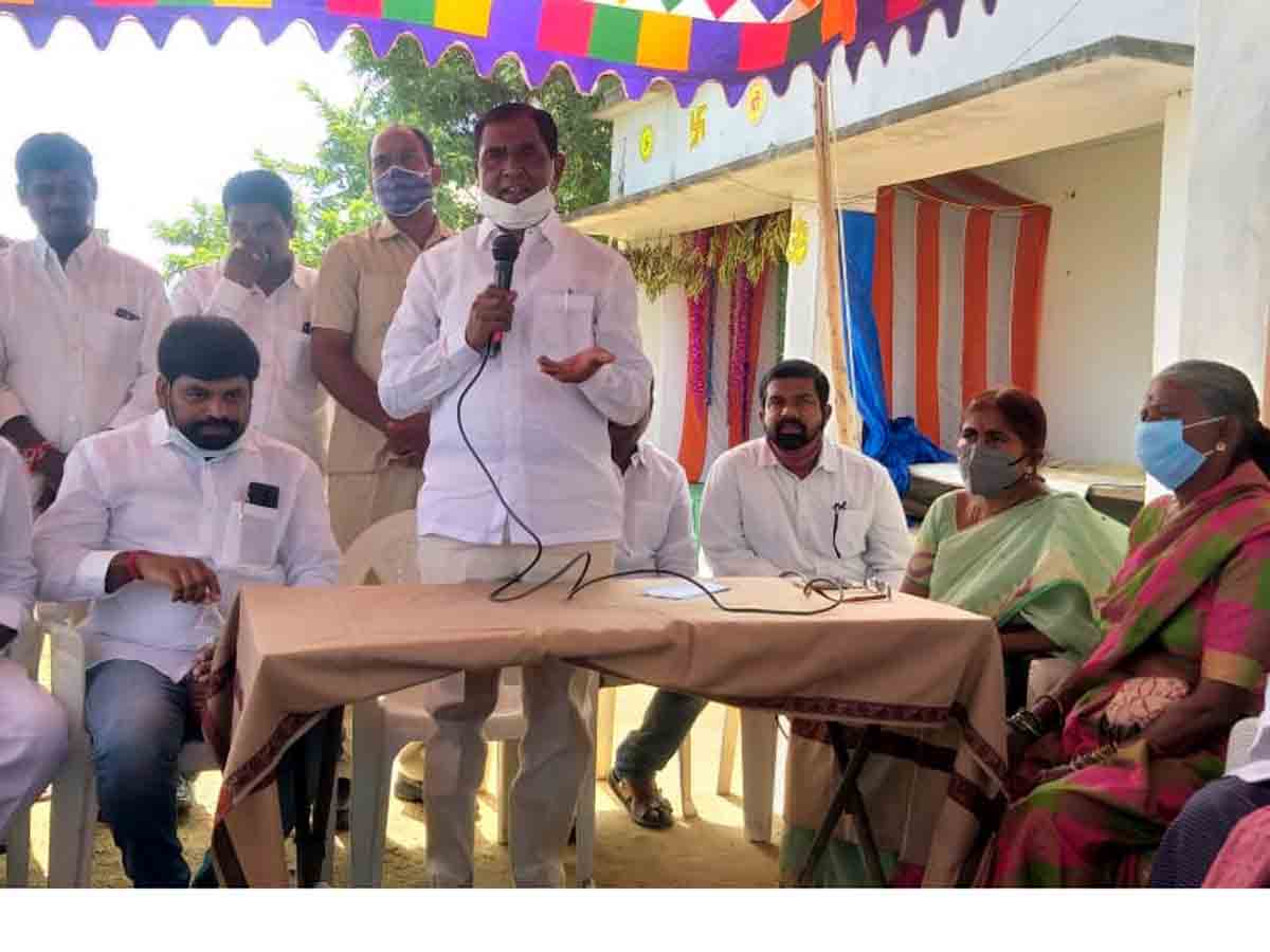 Kothuru : కరోనాను తరిమికొట్టండి.. ఎమ్మెల్యే అంజయ్యయాదవ్‌