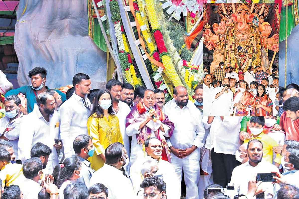 పంచముఖ రుద్రుడి నిమజ్జనం రేపే