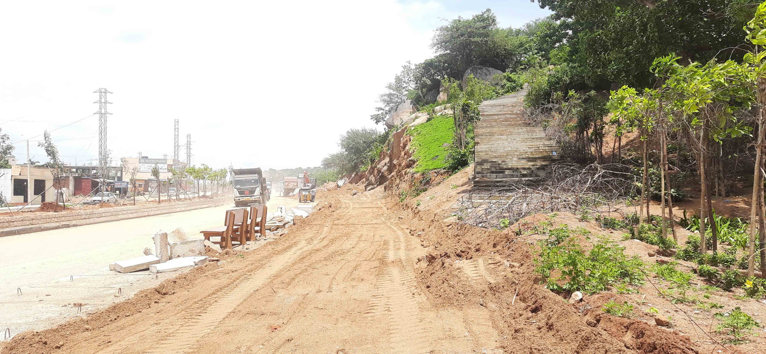 Yadadri: సౌకర్యవంతంగా గిరిప్రదక్షిణ రోడ్డు