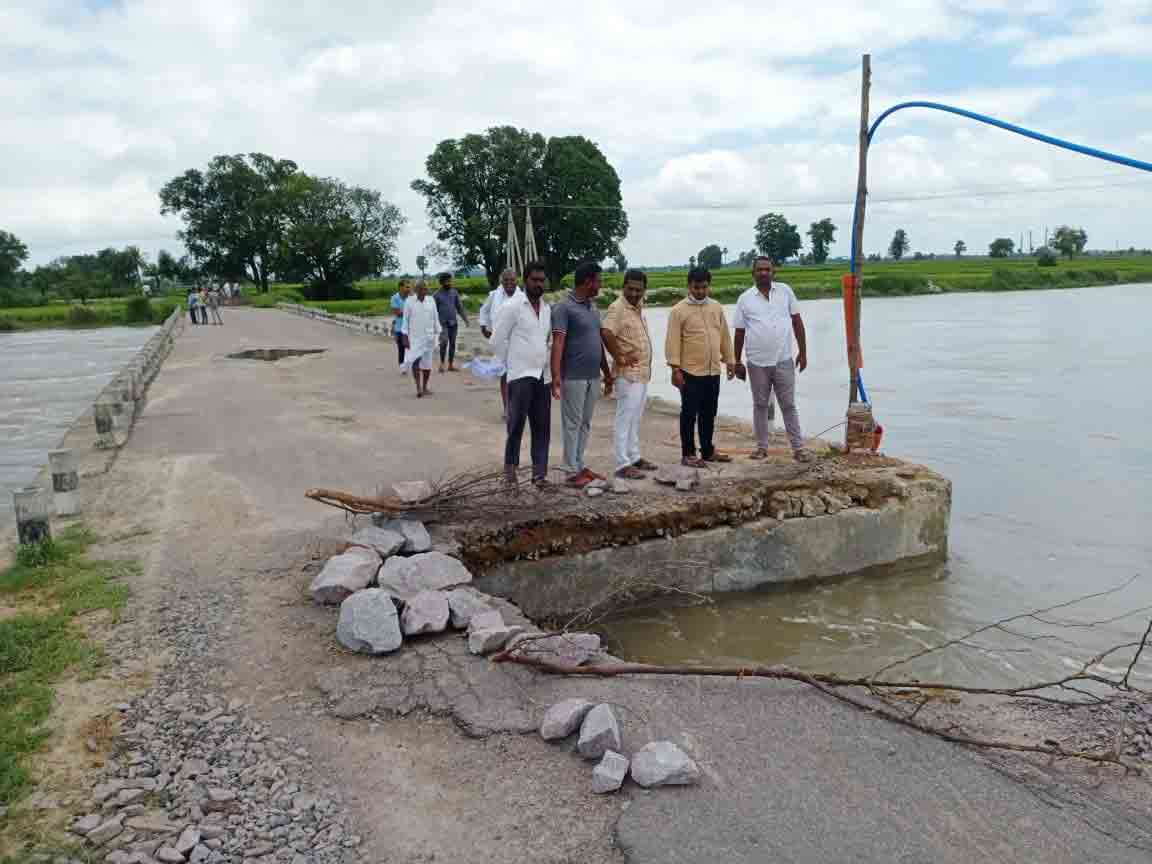 వరదలో చిక్కుకున్న గొర్రెల మందలు