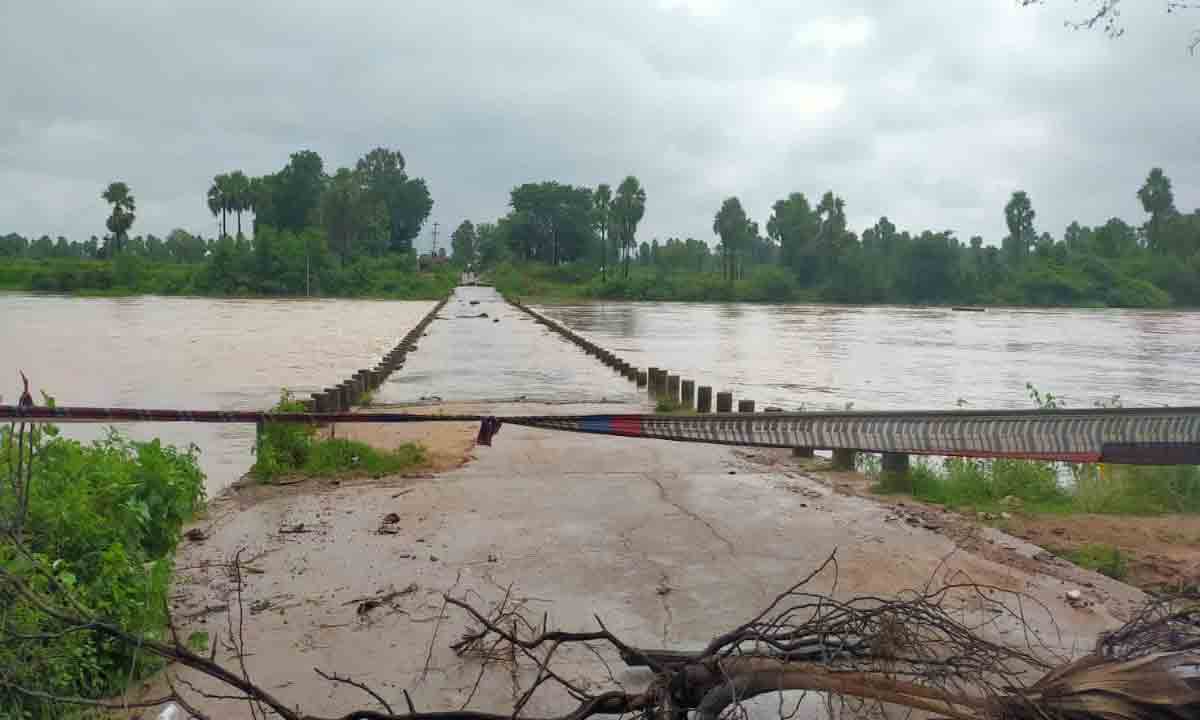 వాన హోరు.. వరద జోరు