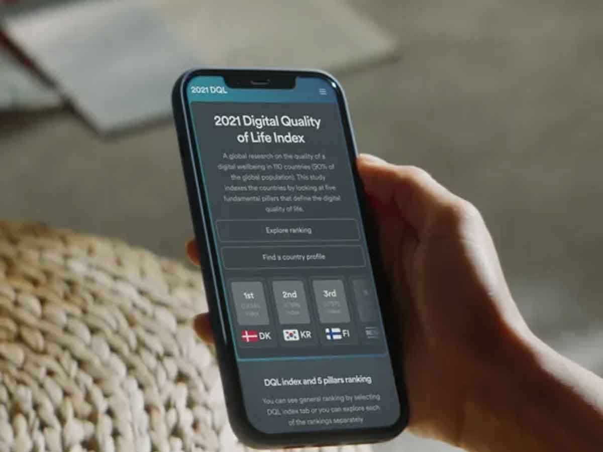 Digital quality of life : డిజిటల్‌ క్వాలిటీ ఆఫ్‌ లైఫ్‌లో భారత్‌కు 59వ స్థానం