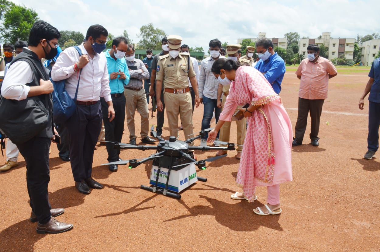 Vikarabad : దేశంలోనే మొదటిసారిగా ‘మెడిసిన్‌ ఫ్రమ్‌ ది స్కై’ ప్రారంభం