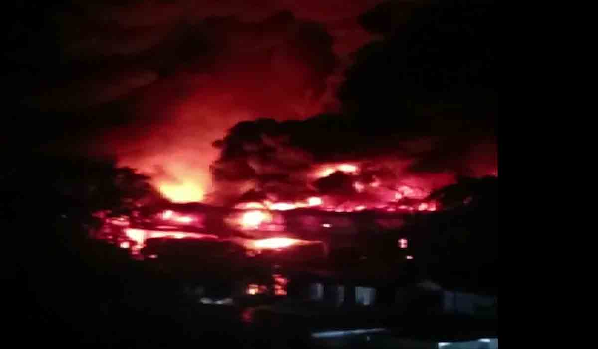 బిగ్‌ బాస్కెట్‌ గోదామ్‌లో అగ్నిప్రమాదం..