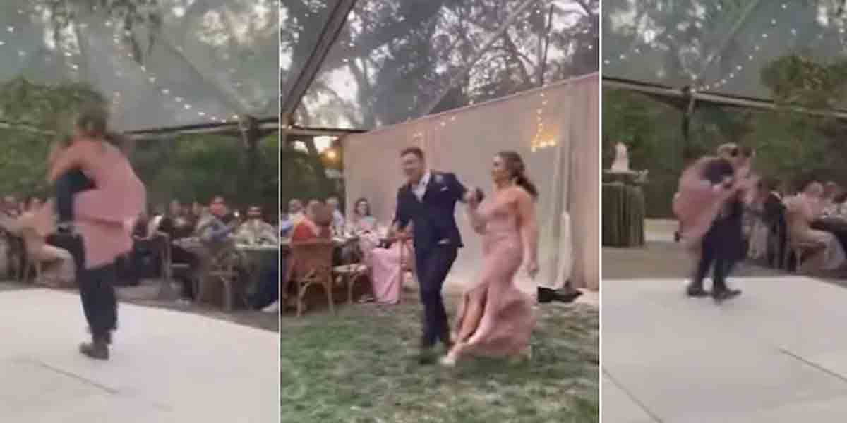 Viral video: పెండ్లి వేదిక‌పై జోరుగా వ‌ధూవ‌రుల‌ డ్యాన్స్‌.. కానీ ఏమైందంటే..!