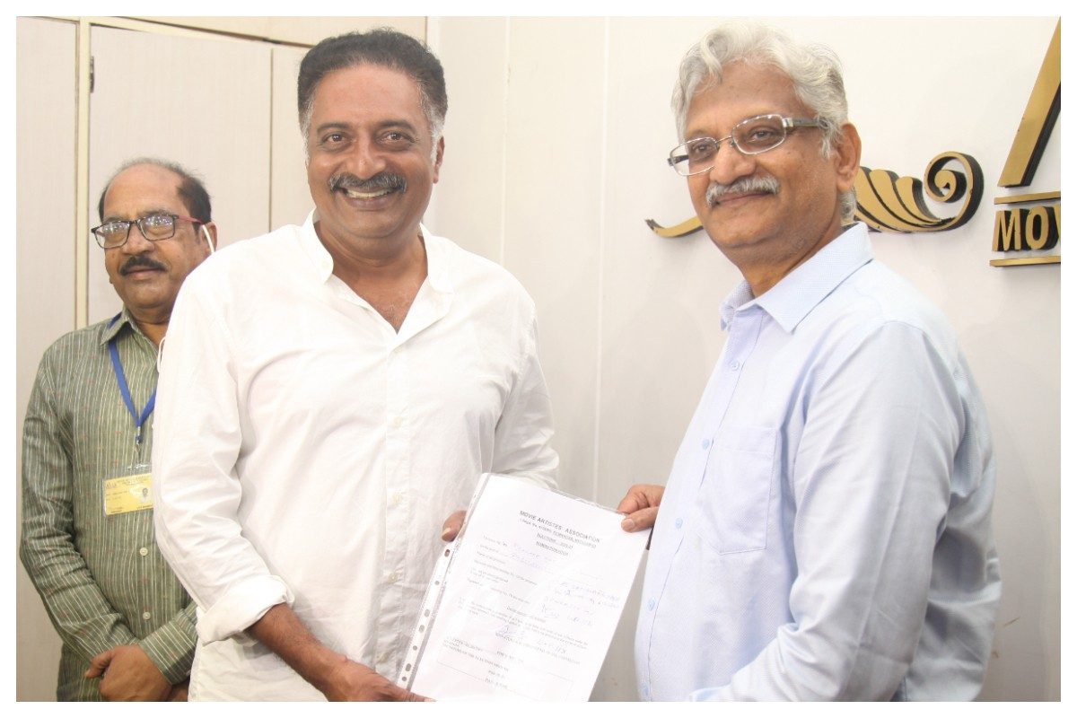 Maa Elections 2021 | నామినేషన్‌ దాఖలు చేసిన ప్రకాశ్‌ రాజ్‌ ప్యానల్‌ సభ్యులు