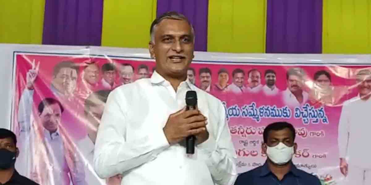 టీఆర్‌ఎస్‌ గెలుపుతోనే హుజూరాబాద్‌ ప్రజల భవిష్యత్‌ : మంత్రి హరీశ్‌రావు
