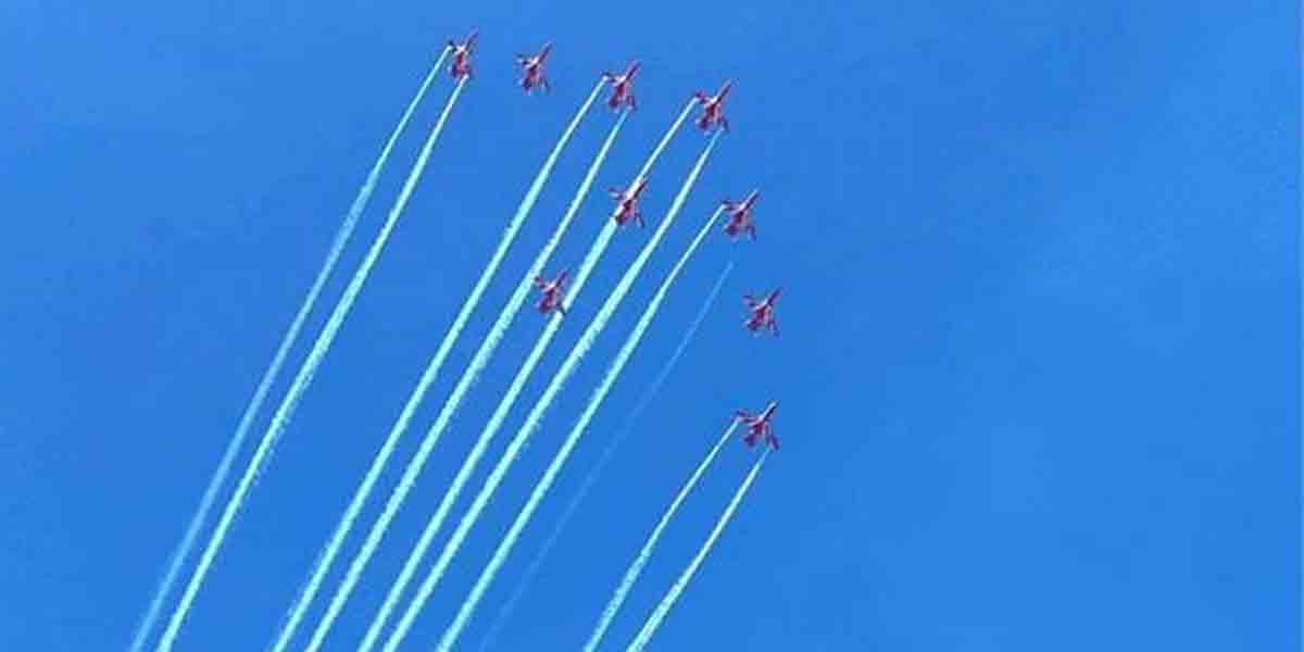 Air Show: ఆకాశంలో ఇండియ‌న్ ఎయిర్‌ఫోర్స్ అద్భుత విన్యాసాలు