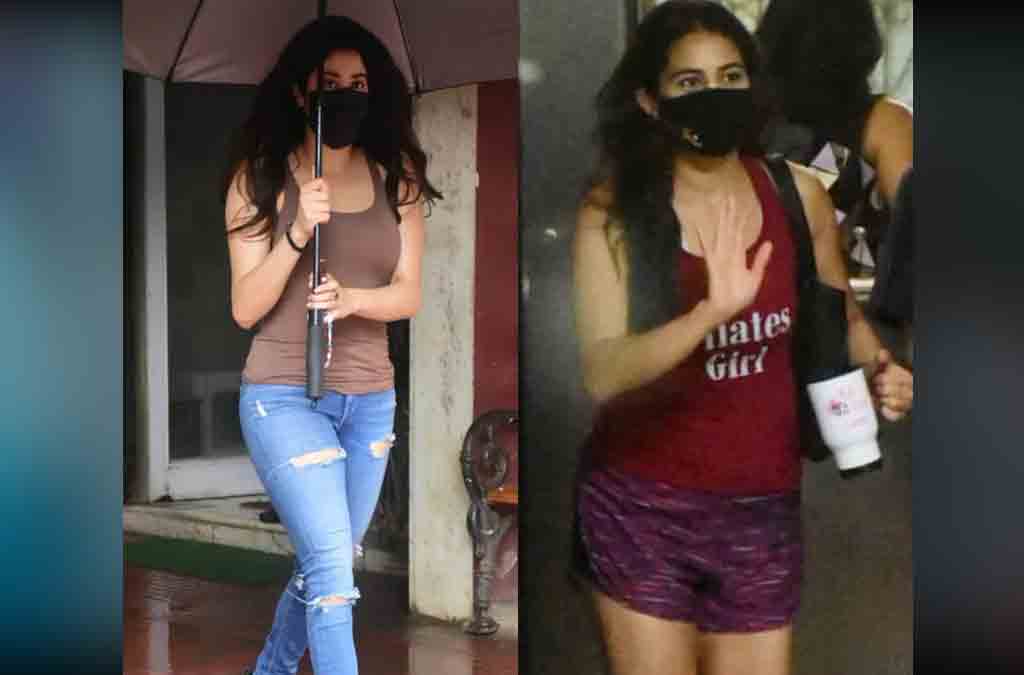 Janhvi Kapoor | జిమ్ సెంట‌ర్ వ‌ద్ద‌ సారా, జాన్వీ..వీడియో వైర‌ల్