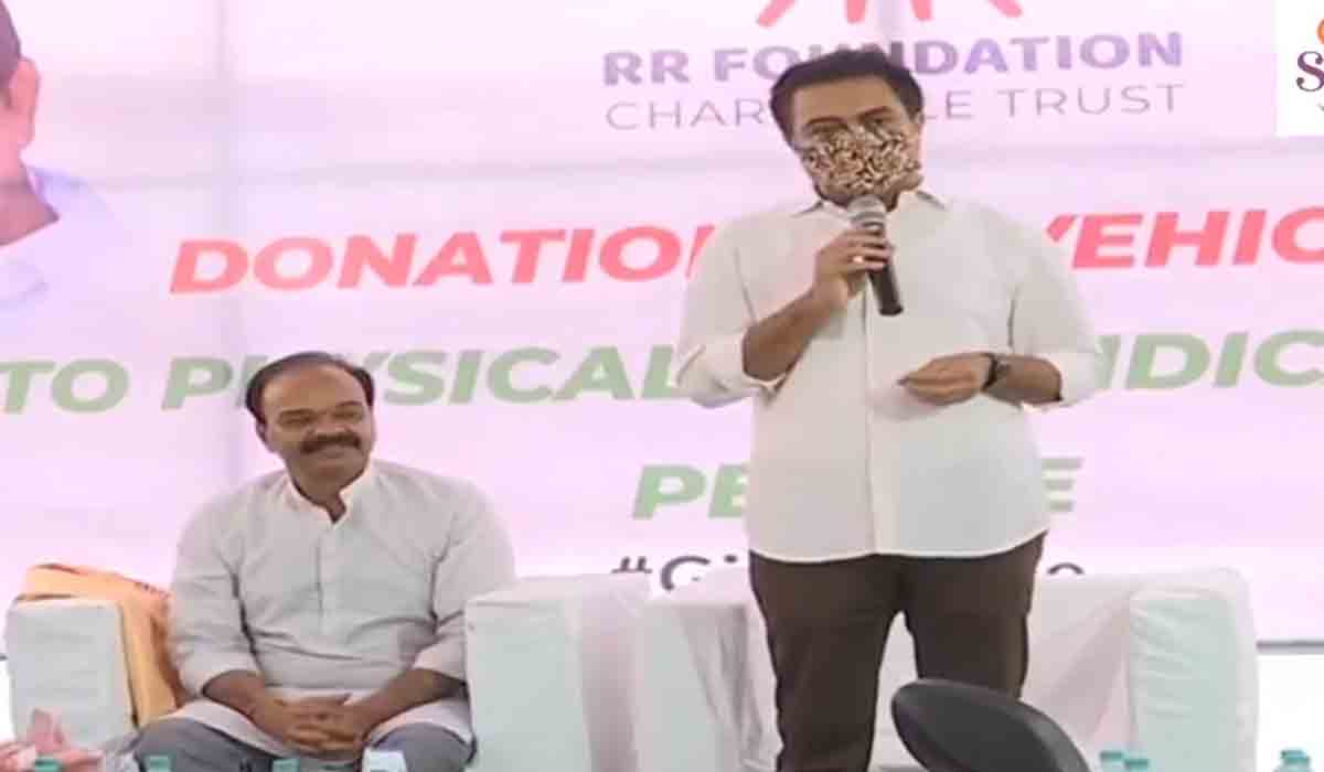 చేవెళ్ల ఎంపీ రంజిత్ రెడ్డి మాన‌వ‌తావాది : మంత్రి కేటీఆర్