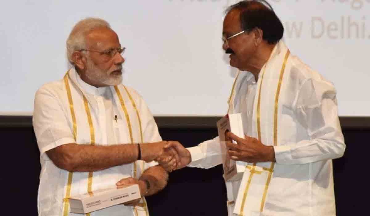 ప్రధాని మోదీకి ఉపరాష్ట్రపతి వెంకయ్య పుట్టిన రోజు శుభాకాంక్షలు