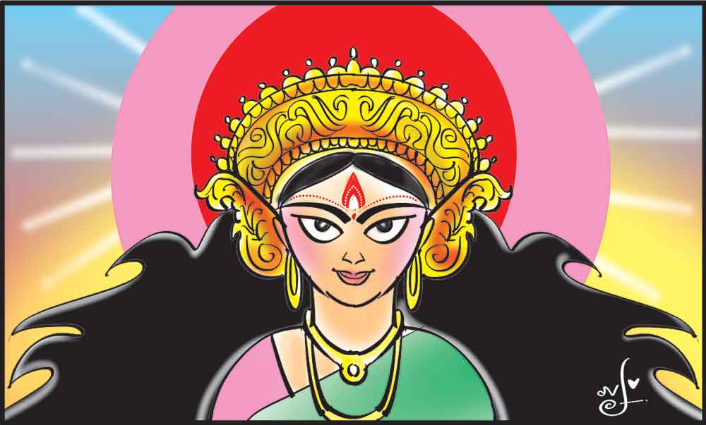 అజ్ఞానాన్ని హరించే అమ్మ శిరోజాలు