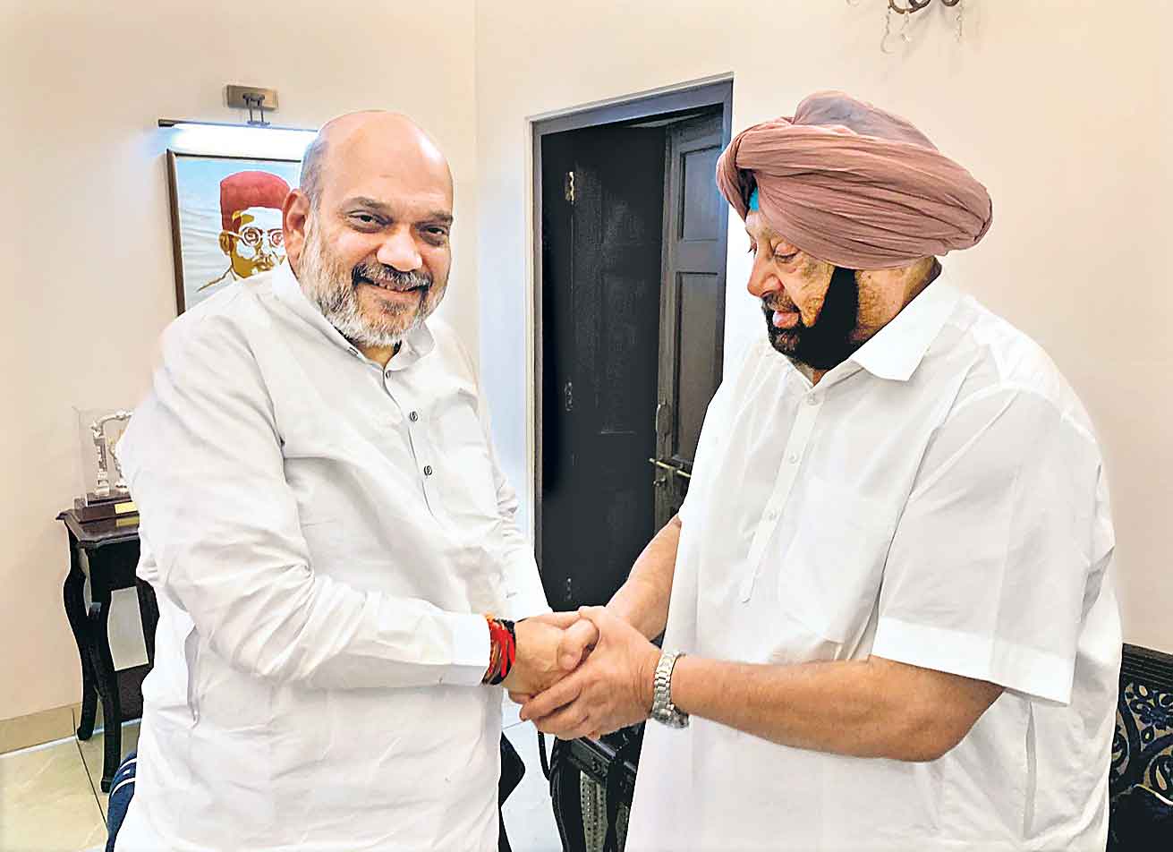 షాతో అమరిందర్‌ భేటీ