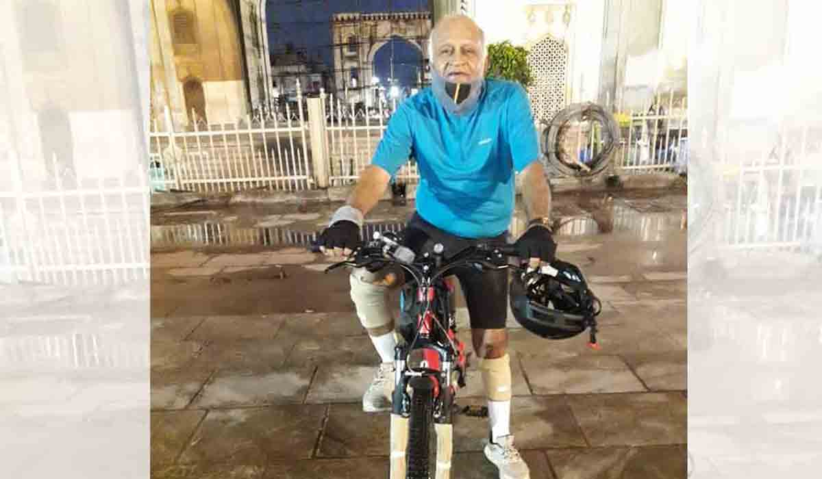 Cycling | 3 గంటల్లో 40 కి.మీ. సైకిల్ తొక్కిన 75 ఏండ్ల వృద్ధుడు