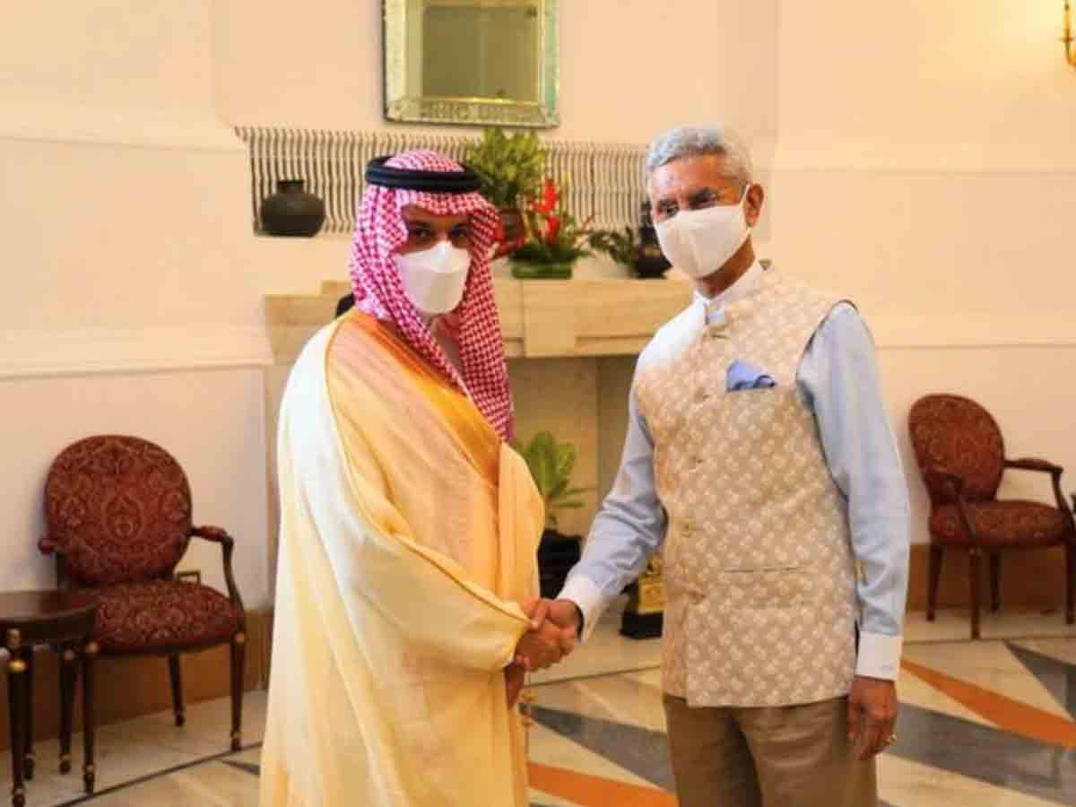సౌదీ అరేబియా విదేశాంగ మంత్రితో జైశంకర్ భేటీ