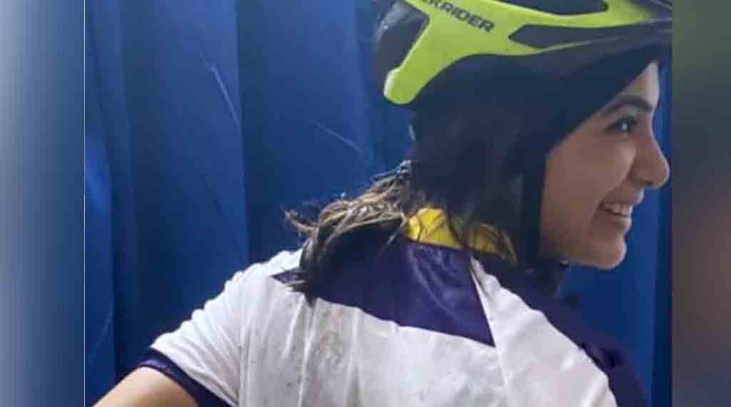 Samantha Cycling | వ‌ర్షంలో స‌మంత సైక్లింగ్‌..వీడియో వైర‌ల్