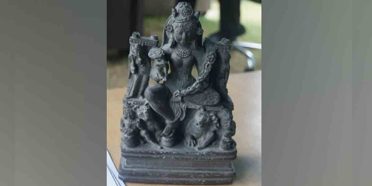 SPS మ్యూజియానికి 1200 ఏండ్ల నాటి దుర్గాదేవి ప్ర‌తిమ..!