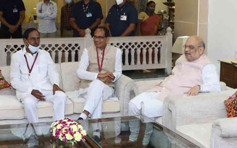 షా, కేసీఆర్‌ ముఖాముఖి!