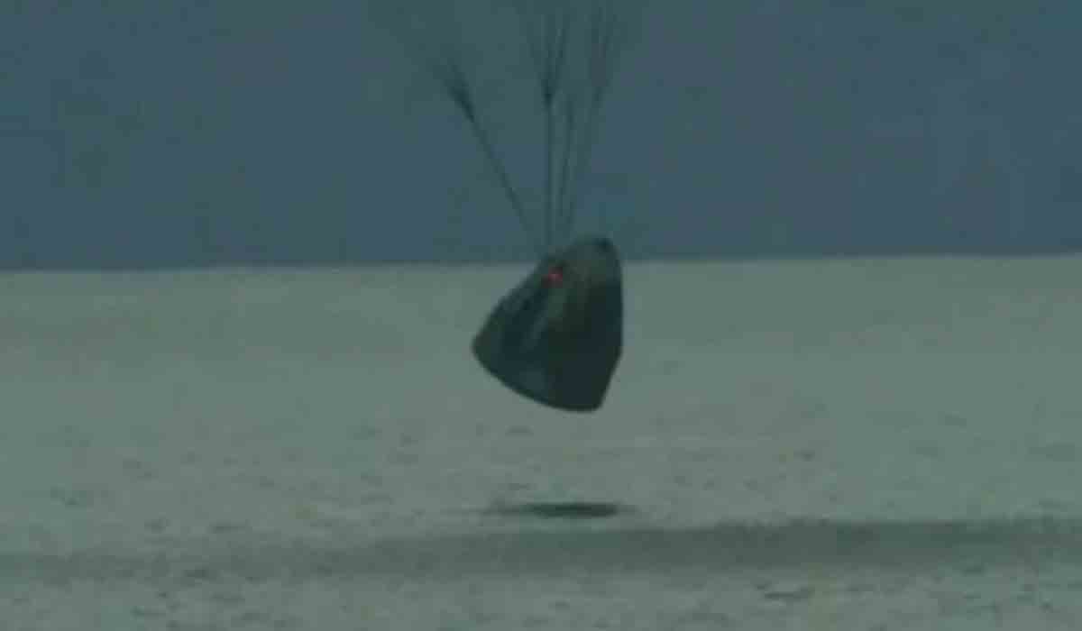 భూమికి చేరిన స్పేస్‌ ఎక్స్‌ వాహక నౌక