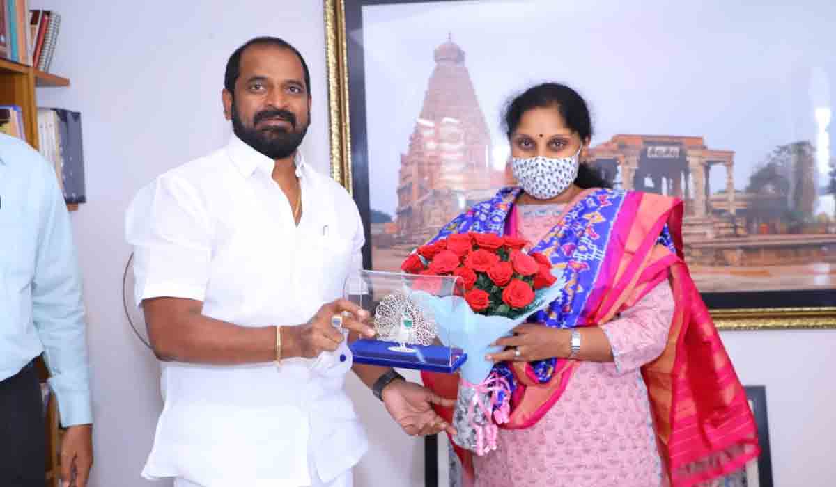 కేంద్ర పురావ‌స్తు శాఖ డీజీకి మంత్రి శ్రీనివాస్ గౌడ్ కృతజ్ఞ‌త‌లు
