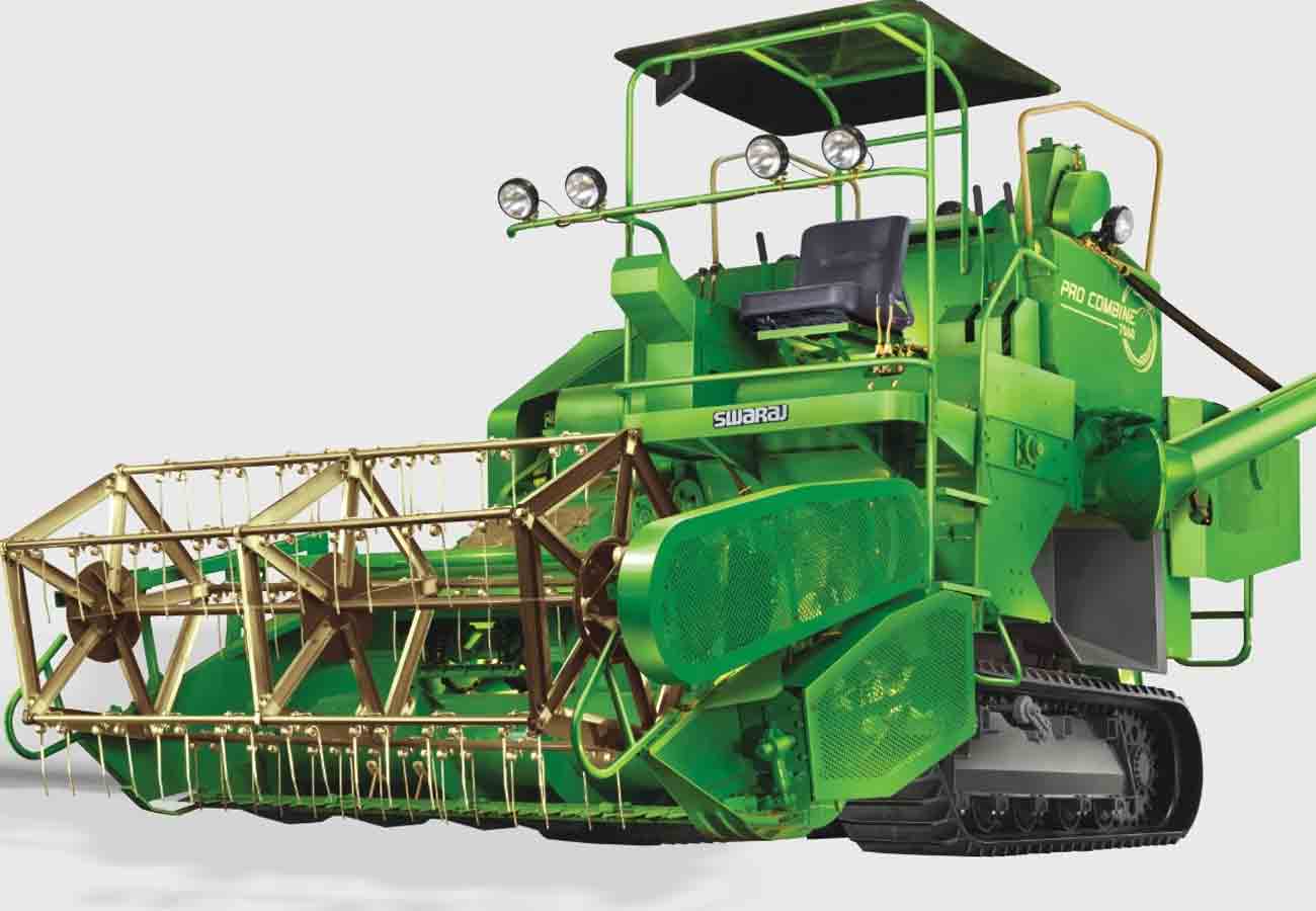 తెలంగాణ‌లో పంటల అధిక ఉత్పాద‌క‌త‌కు స‌రికొత్త‌ స్వ‌రాజ్ హార్వెస్ట‌ర్‌