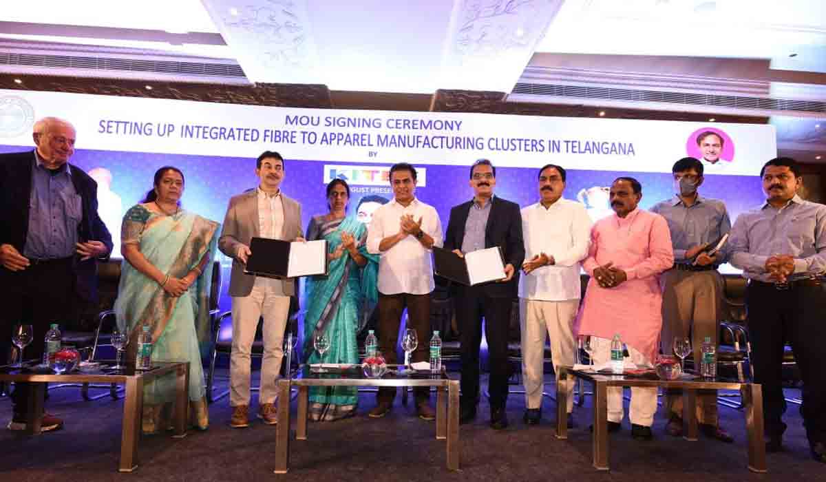 తెలంగాణ‌లో కైటెక్స్ గ్రూప్ రూ. 2,400 కోట్ల పెట్టుబ‌డి