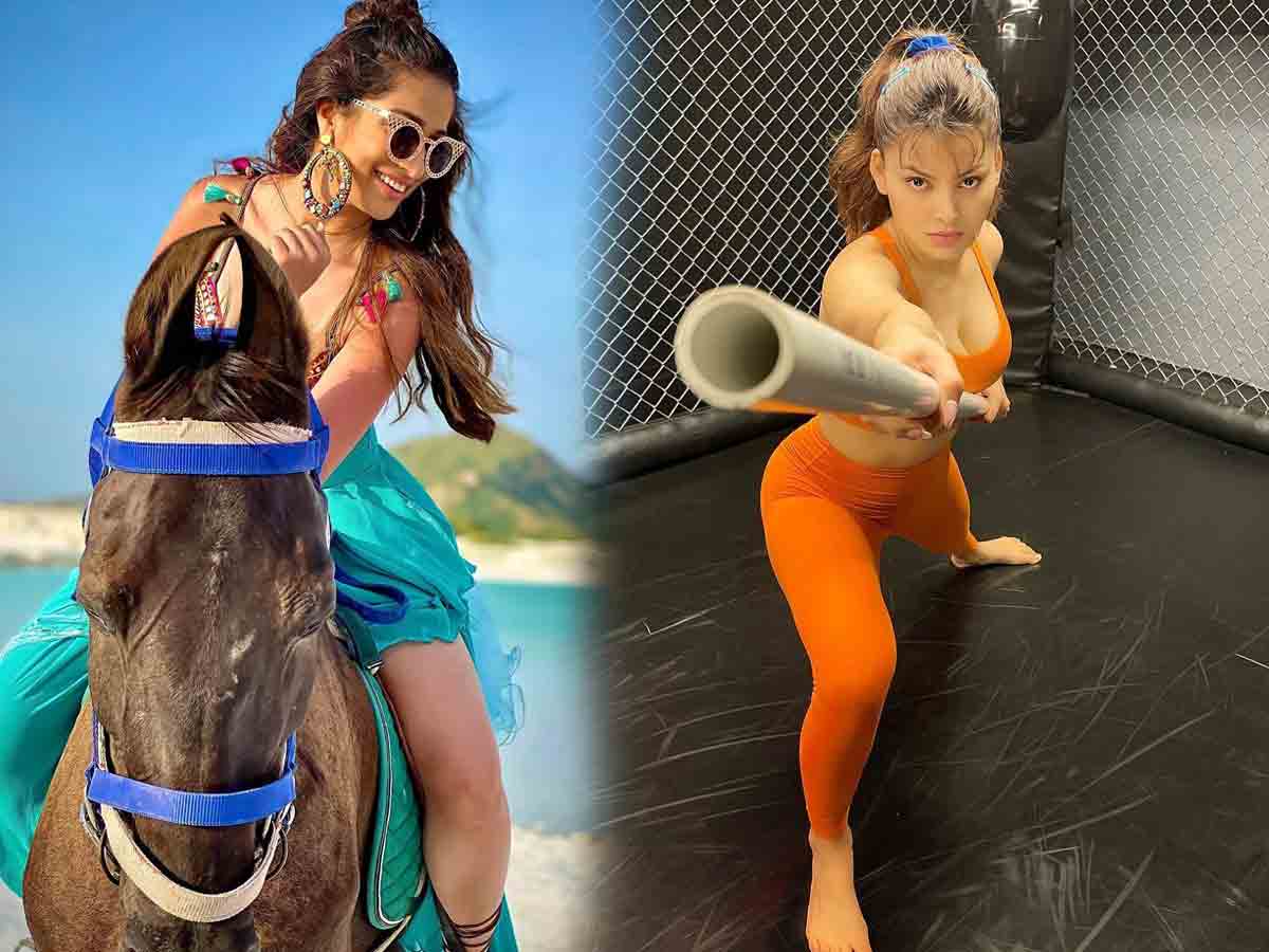 Instagram Updates: ఊర్వశి క‌ర్ర‌సాము.. లక్ష్మిరాయ్ గుర్రపు స్వారీ