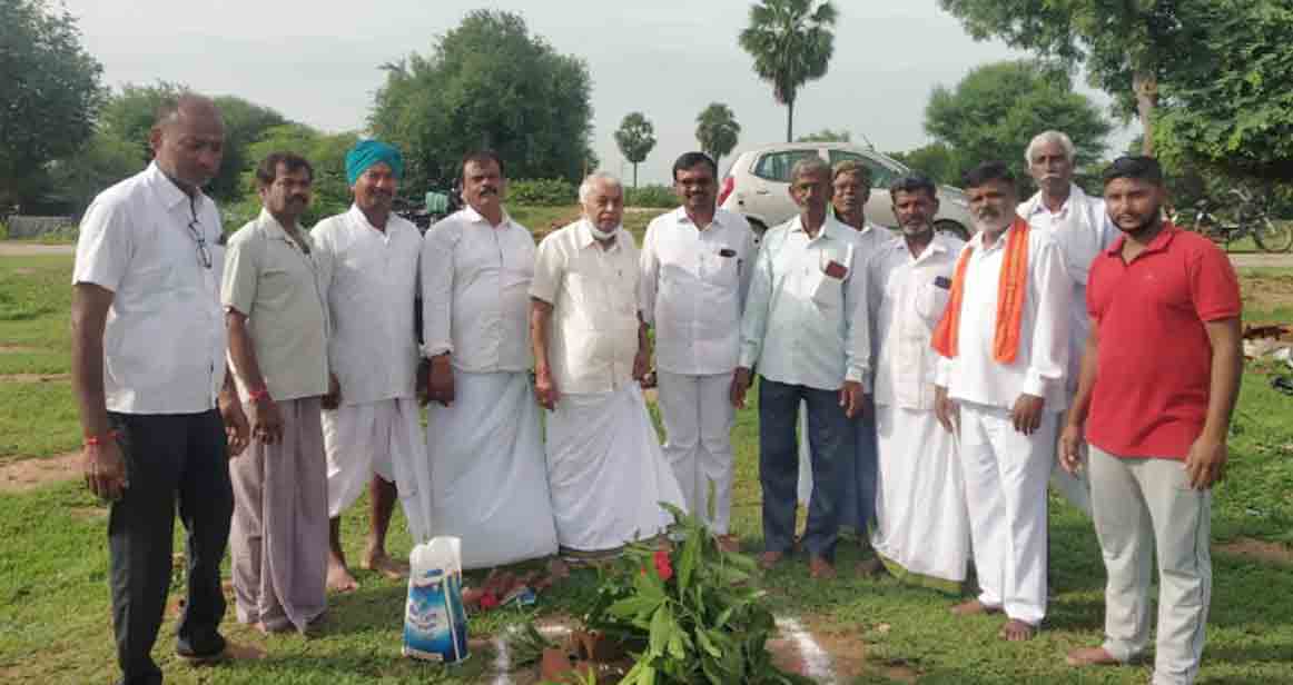 Velpur | ఆంజనేయ విగ్రహ ప్రతిష్ఠకు భూమిపూజ