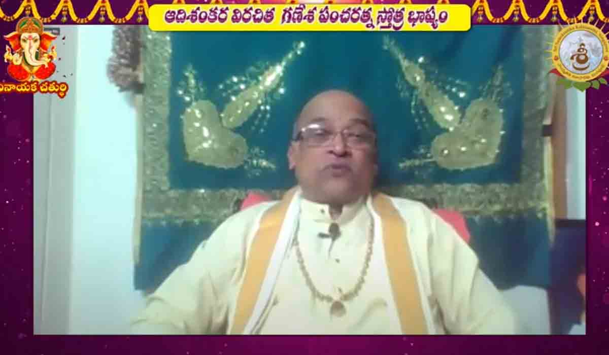 సింగపూర్లో గణేశ్ చతుర్థి వేడుకలు.. గరికపాటి ప్రత్యేక ఆశీస్సులు