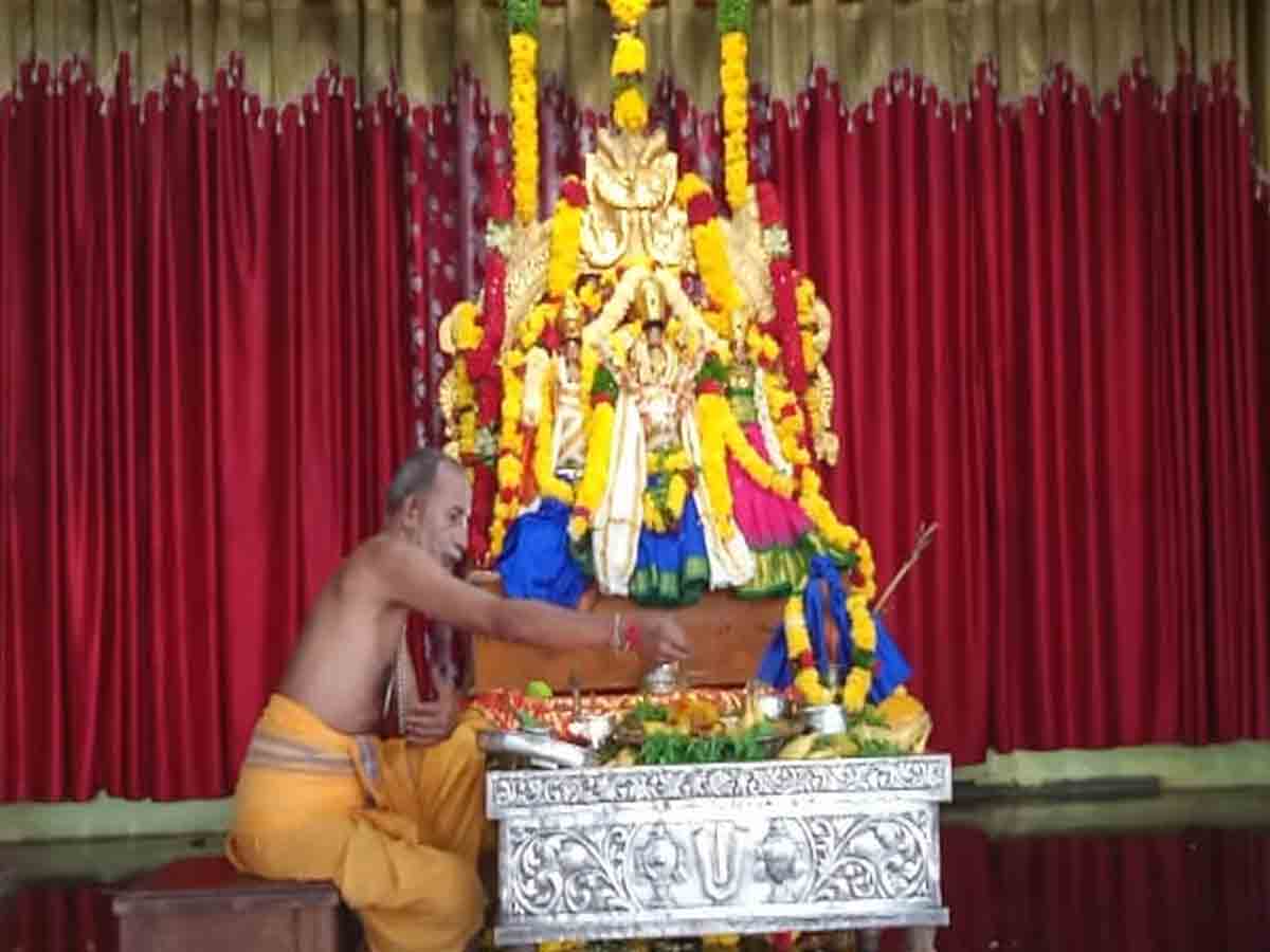 Bhadradri temple | భద్రాద్రి ఆలయంలో ఘనంగా భాద్రపద మాసోత్సవాలు..