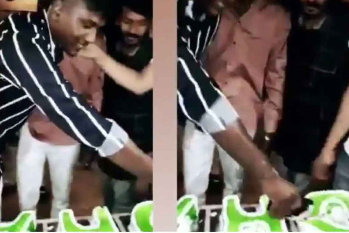 Cake Cutting With iPhone : ఐఫోన్‌తో బ‌ర్త్‌డే కేక్ క‌ట్ చేసి.. అడ్డంగా బుక్క‌యిపోయాడు.. వైర‌ల్ వీడియో