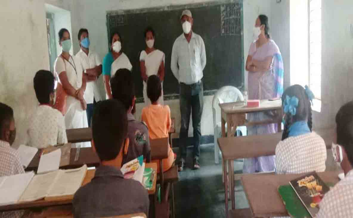 Kothagudem | పాఠశాలను ఆకస్మికంగా తనిఖీ చేసిన డీపీఎంఓ వెంకటేశ్వరరావు..
