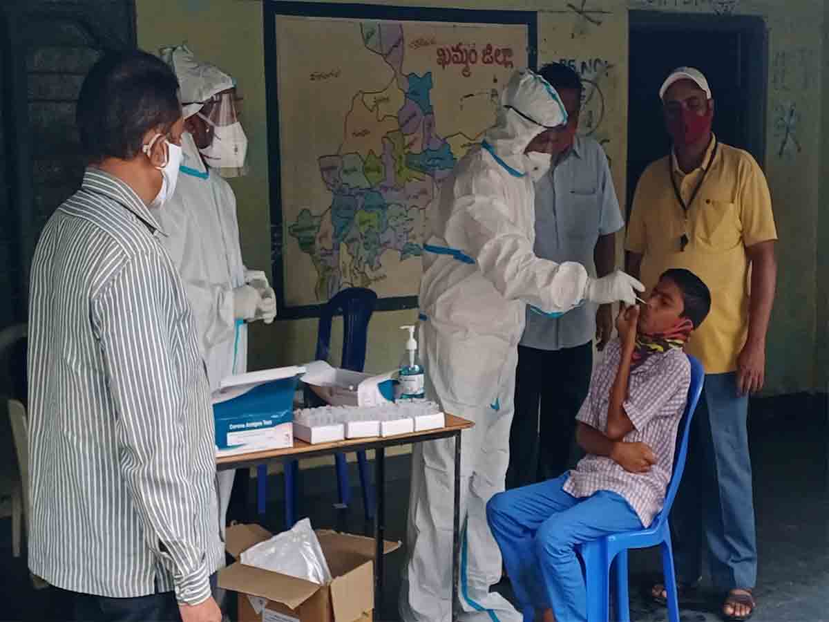 Bhadradri Kothagudem |విద్యార్థులు , ఉపాధ్యాయులకు కరోనా టెస్టులు…