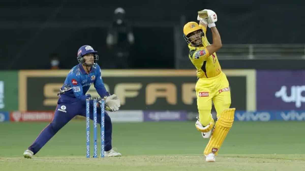CSK vs MI : చెన్నైని ఆదుకున్న గైక్వాడ్, జ‌డెజా.. ముంబై ముందు 157 ప‌రుగుల ల‌క్ష్యం