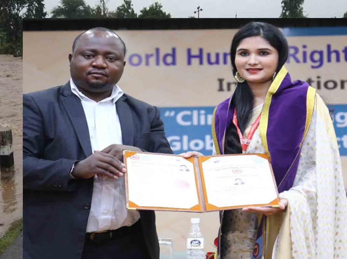 Doctorate | మిసెస్ ఇండియా ఫర్హాకు డాక్టరేట్..