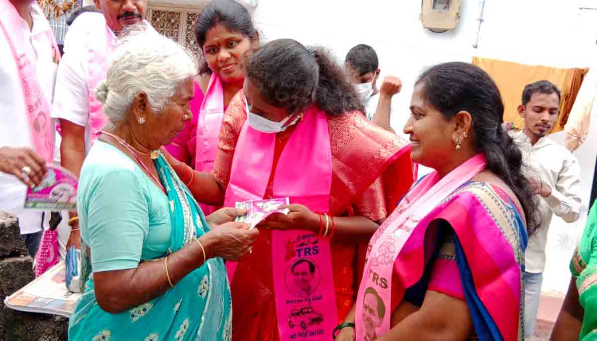 Huzurabad | హుజూరాబాద్ ప్రచారంలో గెల్లు శ్రీనివాస్ యాదవ్ సతీమణి..