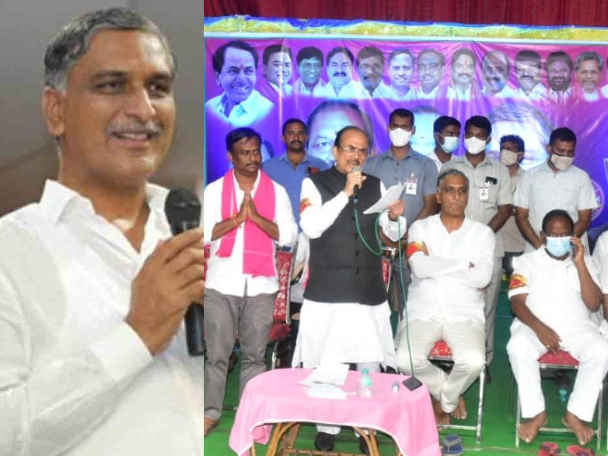 ఈటల మధ్యలోనే వచ్చిండు.. మధ్యలోనే పోయిండు: మంత్రి హరీశ్ రావు