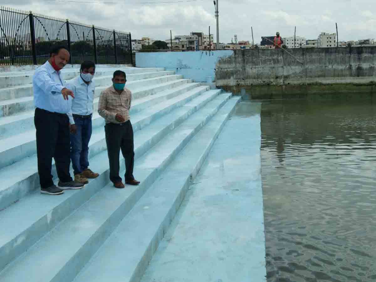 వినాయక నిమజ్జనాలకు ఏర్పాట్లు పూర్తి