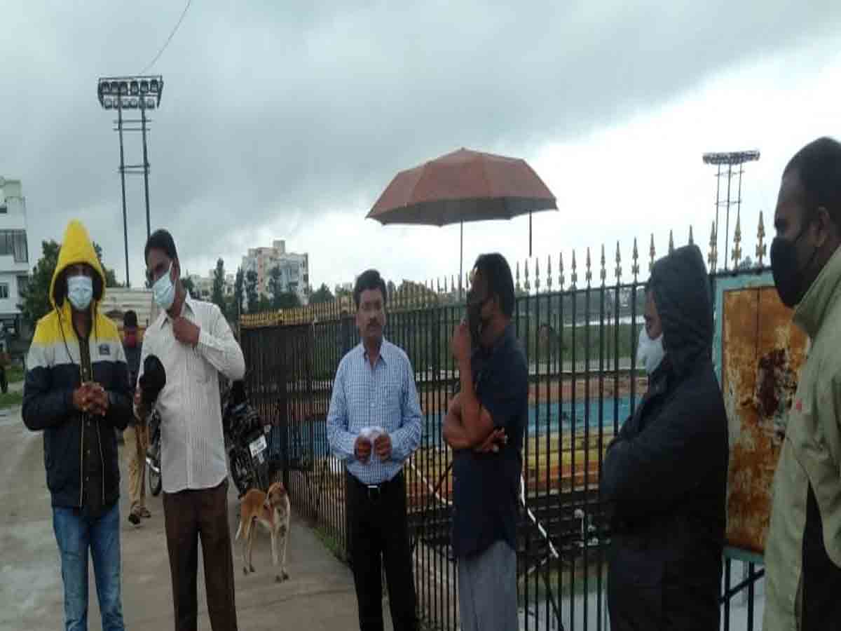 Medchal malkajgiri | కాప్రా చెరువు వద్ద నిమజ్జన ఏర్పాట్లను పరిశీలించిన డిప్యూటీ కమిషనర్..