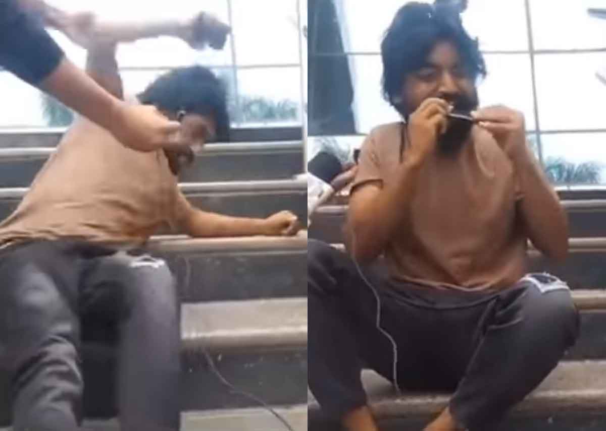 Viral Video : నా ల‌వ‌ర్ సినిమాకు ర‌మ్మంటే వ‌స్త‌లేదు అన్న‌.. అంటూ ఫోన్‌ను ఏం చేశాడో చూడండి