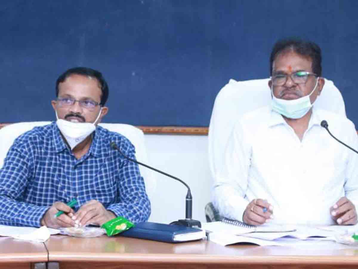 భూ సేకరణ త్వరగా పూర్తి చేయాలి : అదనపు కలెక్టర్‌ వి.చంద్రశేఖర్