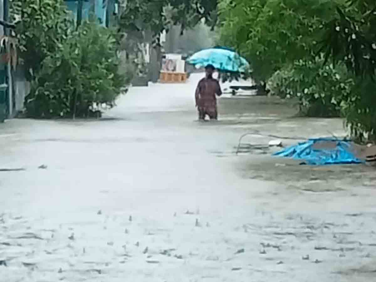 నిజామాబాద్ నగరంలో వర్ష బీభత్సం
