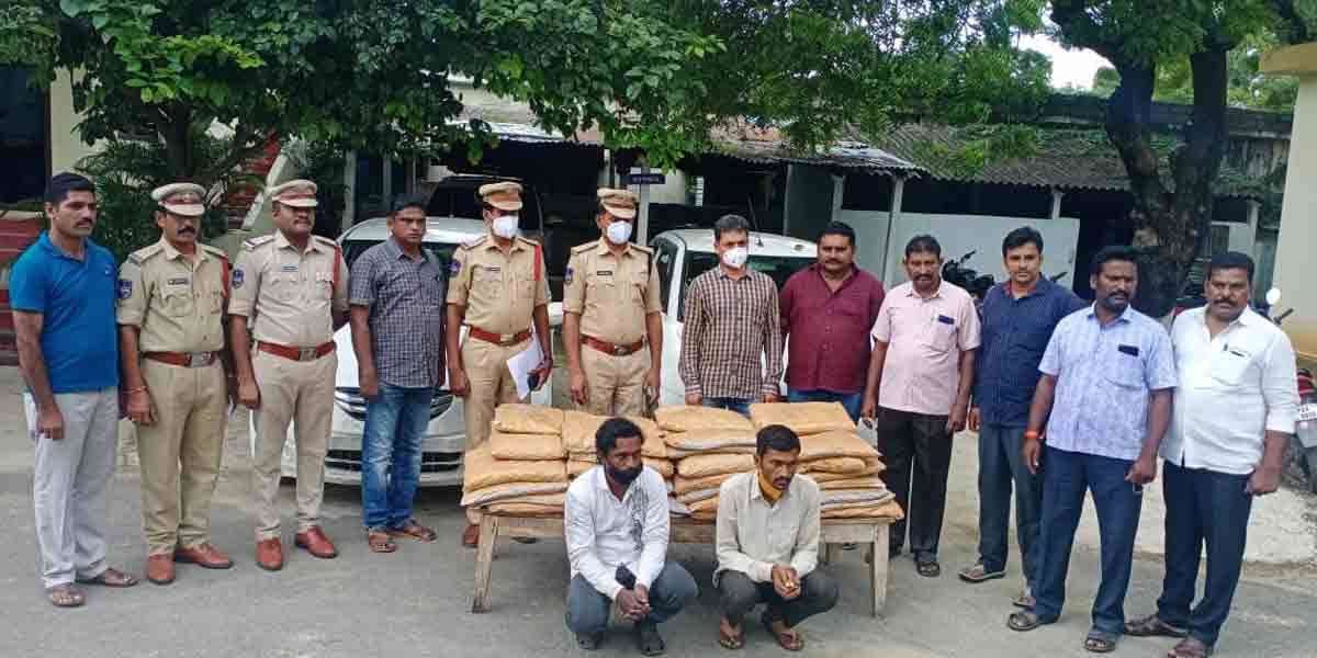 Crime news | సూర్యాపేటలో భారీగా గంజాయి పట్టివేత