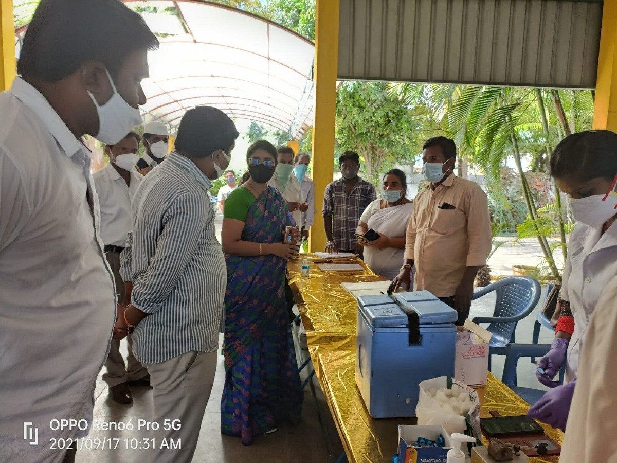 Peddapalli  | 10 రోజుల్లో అందరికీ కొవిడ్‌ టీకా