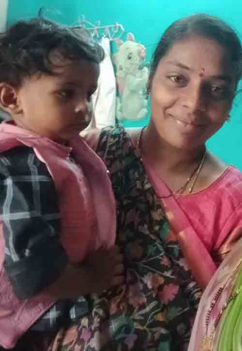 తల్లీబిడ్డను మింగిన పిడుగు