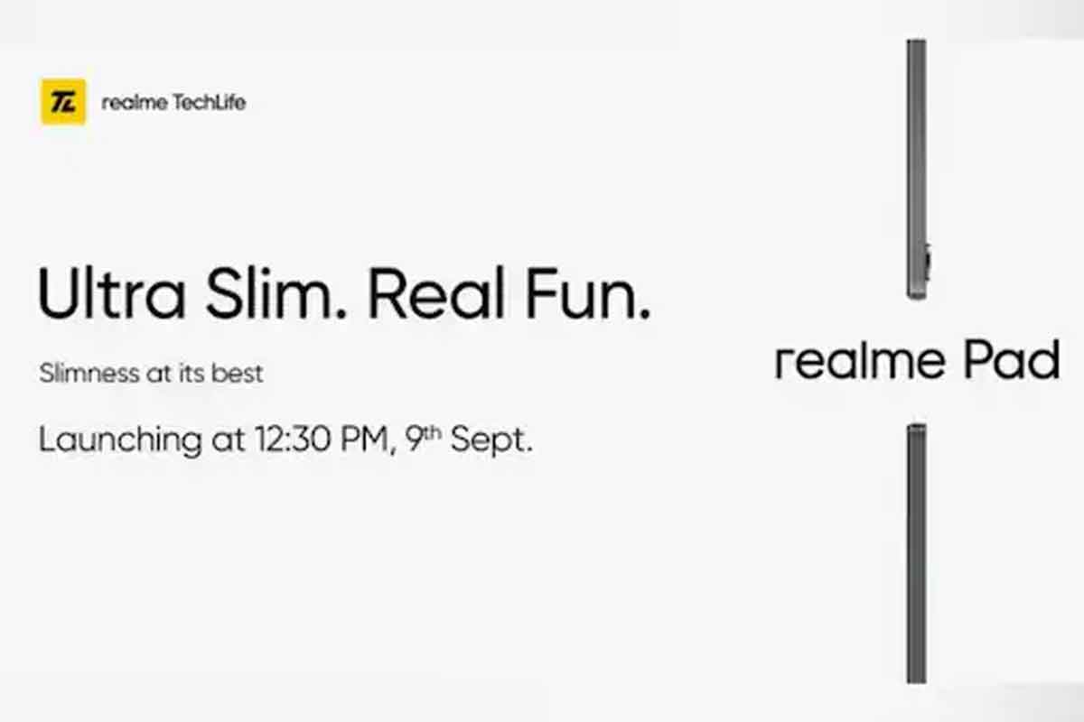 Realme Pad : స‌రికొత్త ఫీచ‌ర్ల‌తో రానున్న‌ రియ‌ల్‌మీ ట్యాబ్‌.. రిలీజ్ డేట్ ఫిక్స్‌