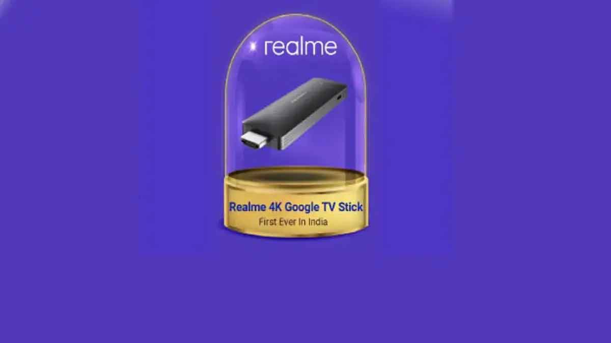 Realme 4K Google TV Stick : రియ‌ల్‌మీ నుంచి తొలి టీవీ స్టిక్‌.. ఫ్లిప్‌కార్ట్ బిగ్ బిలియ‌న్ డేస్‌లో సేల్స్ షురూ