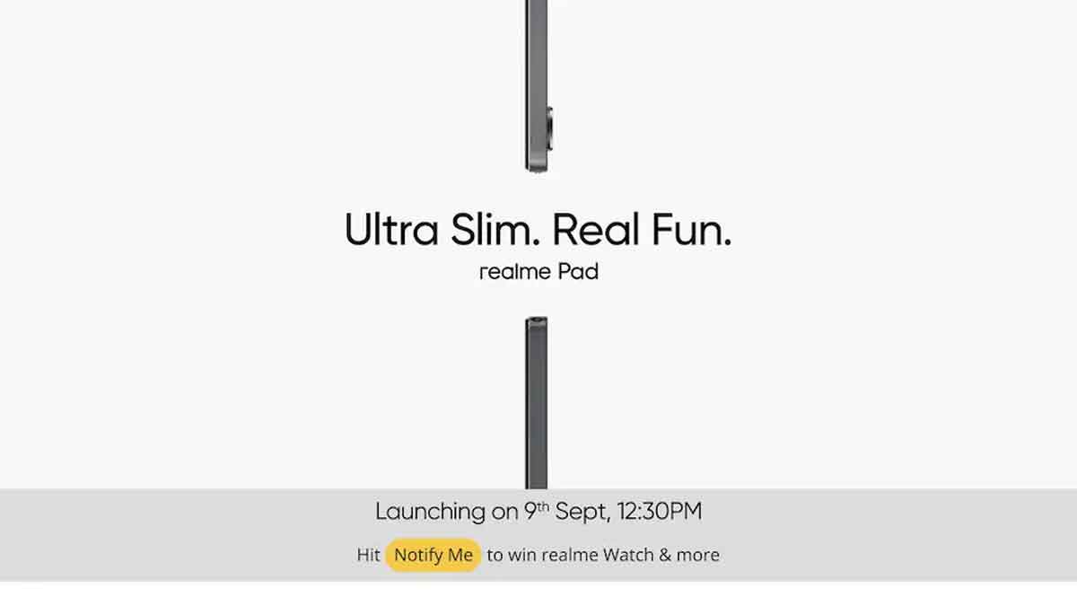 Realme Pad : రియ‌ల్‌మీ నుంచి తొలి ట్యాబ్‌.. రిలీజ్ డేట్ ఫిక్స్‌.. ఫీచ‌ర్లు ఇవే